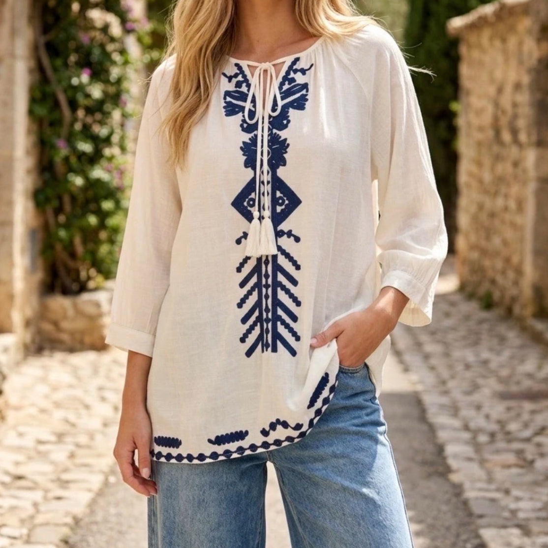 Blouse – Broderie bohème