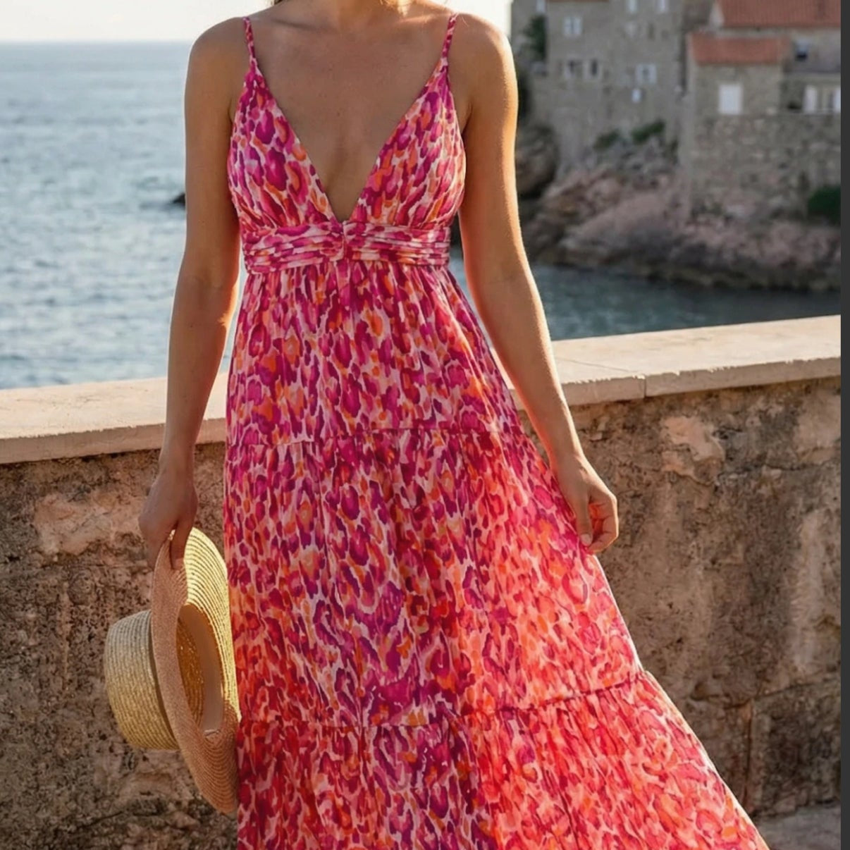 – Robe longue de plage