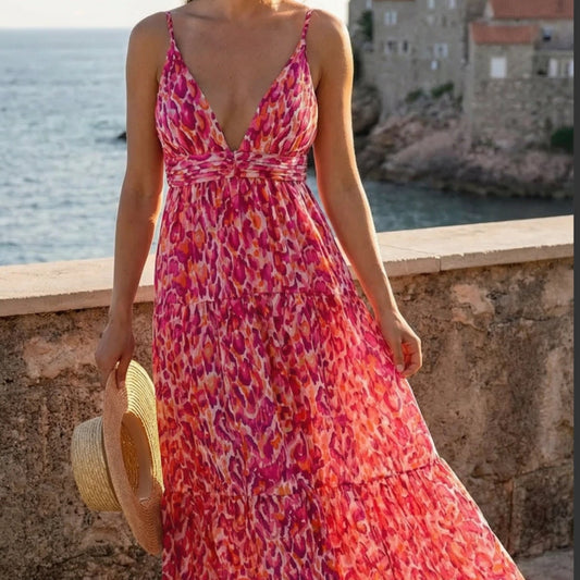 – Robe longue de plage