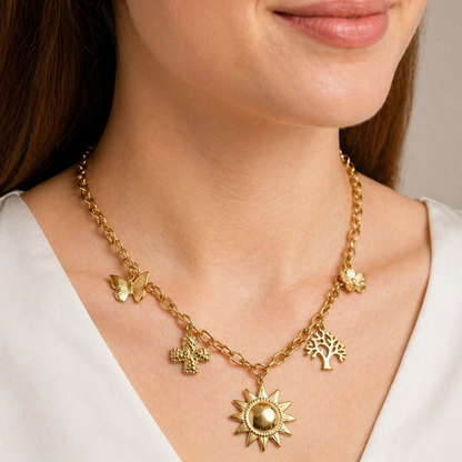 Lili – Collier été doré