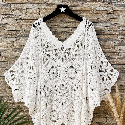 Haut bohème en crochet