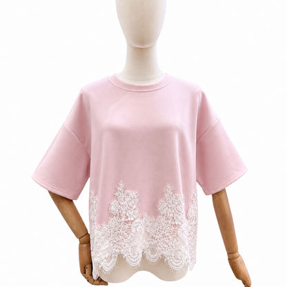 T-shirt Lili – Dentelle florale