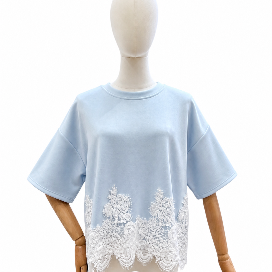 T-shirt Lili – Dentelle florale