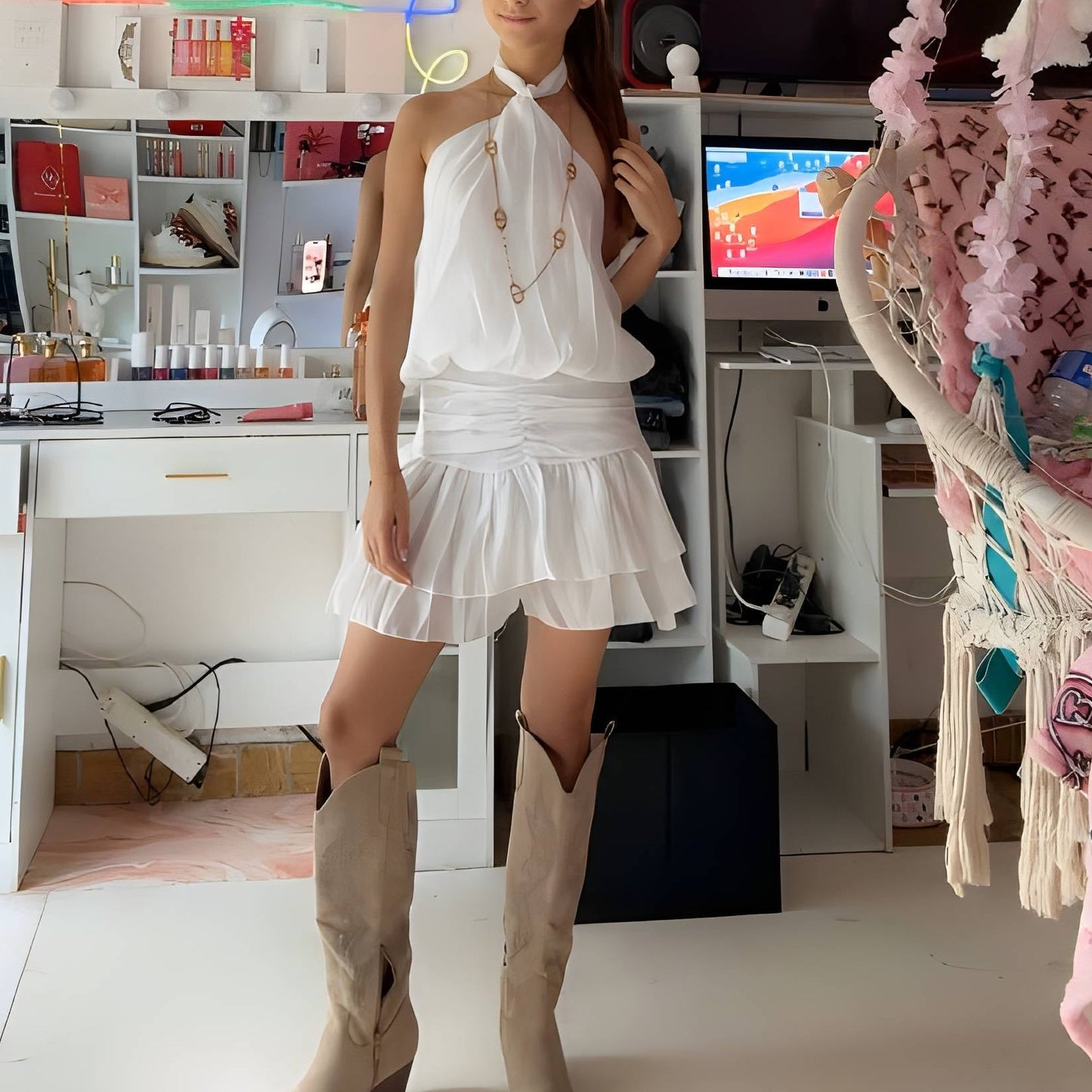 – Combishort habillée