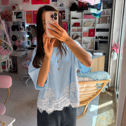 T-shirt Lili – Dentelle florale