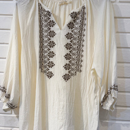 Blouse bohème brodé