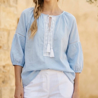 Blouse  – Bleu bohème